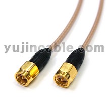 YJ RG316 SMA(수)-SMA(수) 케이블 1m, 1개