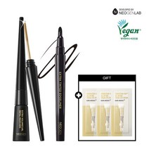 [네오젠] 메탈 마스카라+엣지라이너 +증정 아이크림1ml*3매, 단품, 선택:블랙