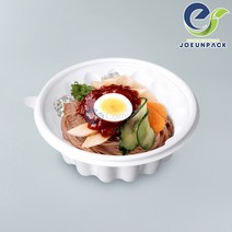 일회용 냉면용기 배달용기 음식포장 JH-195파이 구형 소 박스400개세트, 블랙, 대