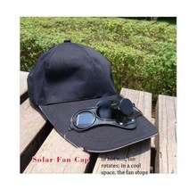 선풍기 모자 학생 자연 바람 태양 집들이 파티 생일 선물 실드 조정 가능, 블랙