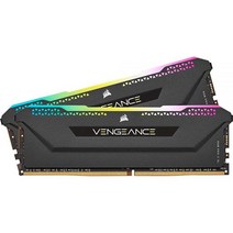 Corsair 벤전스 데스크탑 메모리 RGB 프로 SL 32GB DDR4 3600MHz C18 1.35V 블랙 (CMH32GX4M2D3600C18)