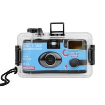 로모카메라 심플유즈 아쿠아 카메라 ISO400 (플래쉬) 방수카메라/로모수중카메라/다회용카메라, 로모방수카메라 컬러 400-36컷