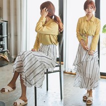 피오뜨 7897.언발쉬폰 롱 스커트