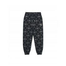 MLB KIDS 다이아 모노그램 자가드 팬츠 NY (Black)