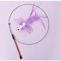 깃털 버드 낚싯대 와이어 고양이 미끼 필러 개몫 장난감 베이직 교체 용품 티저 봄, 62800