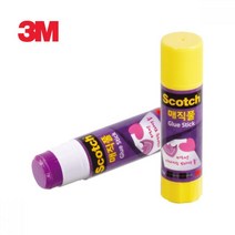3M 안전하고 잘붙는 보라색 스카치 매직 풀 6615 15g 1개 접착제 본드 딱풀