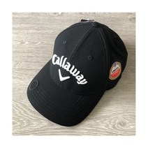 캘러웨이 x 암스텔 라이트 오디세이 골프 모자 캡 블랙 스티치 자석 마커 새 상품 희귀