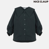 [나이스크랍] 나이스클랍 [온라인 단독] 빅카라 볼륨 블라우스 N214PWB934