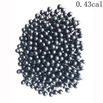 서바이벌 페인트볼 재사용 가능한 고무 페인트 볼 043cal 05cal 068cal야외, 0.43-500Pcs-Black