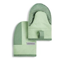 키친에이드 KitchenAid 비콘 투톤 미니 오븐 미트 장갑, 피스타치오