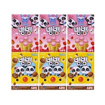 더마시나 빙빙딸기53.4g 3곽+빙빙초코53.4g 3곽, 1세트