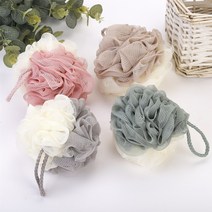엘루시 거품 많이 나는 빅 샤워볼 60g 4개 부드러운샤워타올 고급샤워타월 바스볼 스파볼