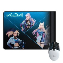 로지텍코리아 로지텍코리아 G304+G840 게이밍 마우스+패드 K/DA 롤