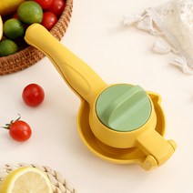 양배추 착즙기 슬라이서 진공블렌더 레몬즙 짜는기 다용도 수동 레몬 가정용 소형 과즙기 업소용, 01 두꺼움⭐레몬노른자