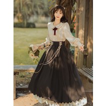 WORRY-FREE 졸업사진 개화기 경성 의상 의복 빈티지 레트로 시대 복고풍 원피스
