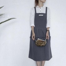 여름앞치마 애견 미용앞치마 입는앞치마 미용실롱앞치마 미용사를 위한 요리 앞치마 청소 도구, 파스텔  블랙