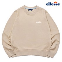 [엘레쎄] 여성 스몰로고 크롭 맨투맨 EL1FHTR328_BE