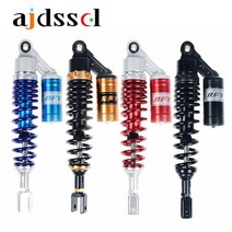 오토바이 리어 쇼바 범용 수정 320mm12.53939 혼다스즈키야마하두카티 용 스쿠터 서스펜션 리바운드 댐핑 쇼크 업소버, 브라운 라운드