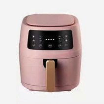 led스팀에어프라이어 대용량 20리터 전기 디지털 디스플레이 터치 스크린 1350W 6L 에어 프라이어 8 메뉴, 06 pink 110V_03 UK