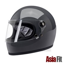 빌트웰 그링고S 아시아핏 클래식 풀페이스 헬멧 글로스 스톰 그레이, L