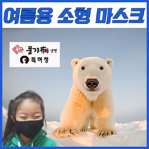 유파트너 블랙 유아동 숨쉬기편한 여름용 풍기인견 어린이 면 3D입체 마스크 소형, 1개