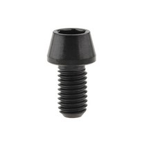 M6 45mm - 65mm 티타늄 알렌 키 테이퍼 헤드 볼트 자전거 헤드셋 브레이크 나사 스크류, Black, 55mm