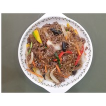 마켓찐진 소불고기잡채 초스피드잡채 손님요리 초대요리 생일요리 750g 3~4인분