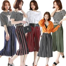 카푸 즐겨입는 플리츠 7부바지 여름바지 슬랙스 와이드팬츠