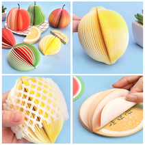 메모지 과일메모지 포스트잇 쪽지 메모 사은품 판촉물 플래그잇 메모장 미니수첩 알파문구 포스트잇 귀여운 떡메모지 아라문구 사무용품 과일디자인, 단품, 단품