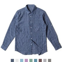 MUT711332썸머 린넨 라이크 롤업 셔츠 남방 J1818
