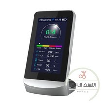 공기질 측정기 공기 테스터 대기 질 모니터 미터 센서 데이터 투야 앱 실시간 감지기 가스, 01. 블랙