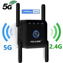 5G /2.4G 와이파이 리피터 라우터 앰프 장거리 익스텐더 1200M/300Mbps 무선 부스터 홈 신호 AP WPS Eesy 설정, CHINA_AU plug | Black 2.4G 5G