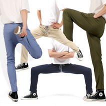 남자 마약 사방 스판 팬츠 밴딩 바지