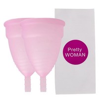 생리컵 생리컵추천 위생생리컵 1pc 실리콘 생리 컵 여성 위생 실리콘 컵 생리 기간 레이디 여성 컵 coletor 생리 copa mestrual, 1pc-1colthbag-화이트, 사이즈