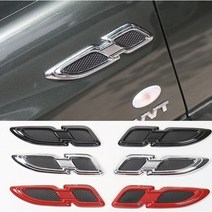 ksw17572 K9스타일 휀다 가니쉬 스티커, 레드