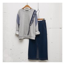 [코인코즈] 라운드 옆선프릴 스트라이프 맨투맨 (IY1SE1100)_R5H9