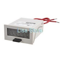 릴레이 스위치회색 플라스틱 하우징 산업 기계 DC24V AC110V AC220V JMCF-6X 6 자리 eectro마그네틱 카운터, 02 AC110V
