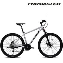 2023 프로마스터 MTB자전거 엑스씨2.1D 27.5인치 시마노21단 디스크브레이크, 엑스씨2.1D(락스팟), 27.5인치 (15.5) 블랙+그레이, 조립+사은품D