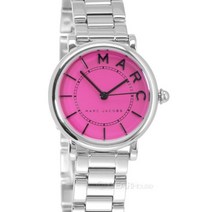 [해외]명품마크제이콥스시계70014826 MARC JACOBS Roxy Womens 28mm Watch Fuchsia Pink Dial Silver Stainless Steel Band