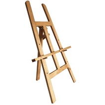 나무이젤 90 (90cm)학교 학원 수업용 전시용이젤 액자받침대 전시회 미술 그림 화판 받침대 원목