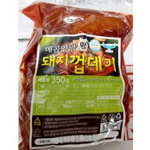 무배_매콤양념돼지껍데기(350g) 업소용, 단품, 1