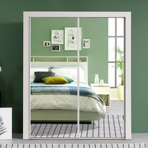 대도갤러리 키높이 클래시 6자 슬라이딩옷장, 05) 은경2개