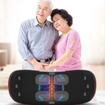 VKKN 허리마사지기 어깨팔안마기 목안마기 스마트 요추 안마기 스트레칭 진동 펄스 마사지 안마매트 온열찜질 자석 케어근육맛사지기계 온열안마매트 피로회복 안마기 허리 마사지, 1개