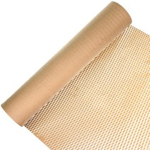 크라프트 종이뽁뽁이 50cm x 30m 친환경 종이 완충재 벌집 포장지 에어캡 포장재 롤
