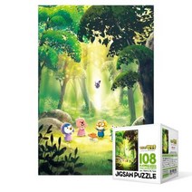 108피스 직소퍼즐 - 뽀로로 나비의 숲 (미니), 색상, 퍼즐/블럭 조각 수