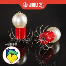 강바다25 12발 연질바늘 쭈꾸미 애자 12침 바늘 6개입 두족류(사은품 증정)