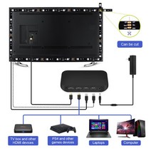 중소기업 60인치 TV tv 티비Sync HDMI TV 백라이트 투야 스마트 앱 컨트롤 W, 01 For 17-29 inch_04 AU plug