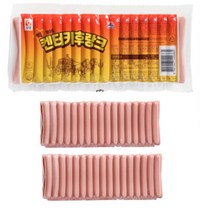 [옐로가든] 사조오양 캔터키후랑크 소세지 1kg, 후랑크소세지 1kg*2개