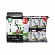성경식품 지도표 녹차 식탁김, 4g, 64개