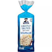 [미국직배송]퀘이커 라이스 케이크 100% 통곡물 글루텐프리 [맛선택] Quaker Rice Cakes Whole Grain, 라이틀리 쏠티드 127g